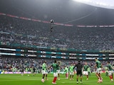 La Selección Mexicana antes de un juego en la Ciudad de México