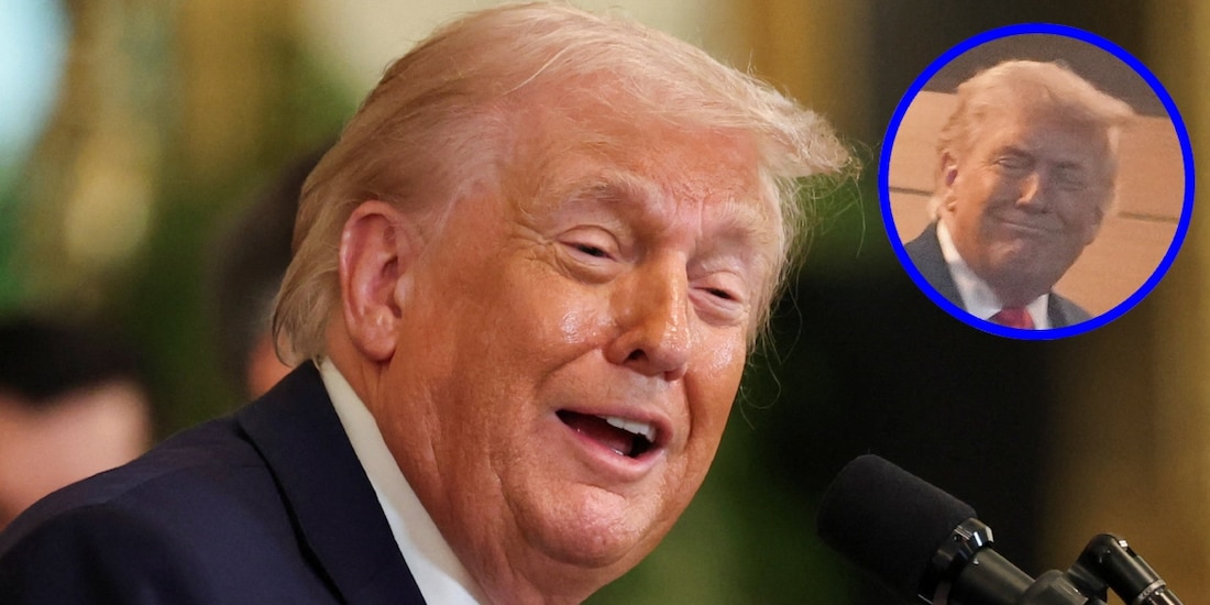 Donald Trump fue bien recibido en la final del College Football entre Indiana y Miami.