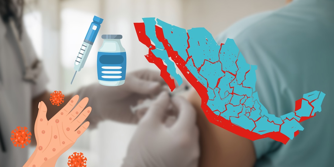 Vacuna contra sarampión en México