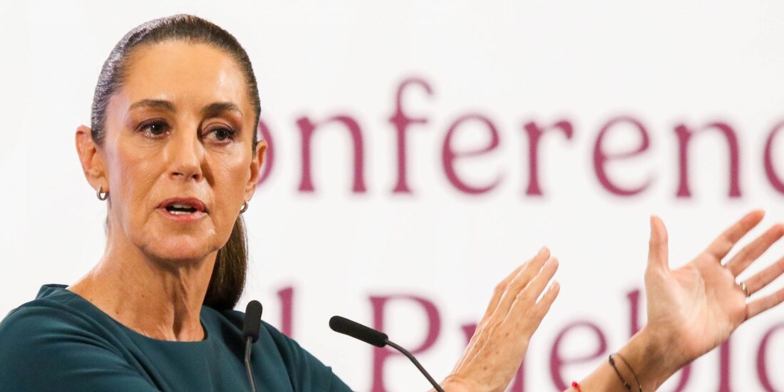 La Presidenta Claudia Sheinbaum, ofreció la conferencia de esta mañana en el salón Postal del Palacio Nacional. Los titulares de Hacienda Édgar Amador Zamora y el canciller Juan Ramón de la Fuente