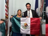 La Jefa de Gobierno de la Ciudad de México, Clara Brugada, y el alcalde de la ciudad de Nueva York. Zohran Mamdani.