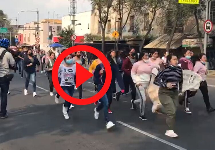 Así avanza la marcha del 2 de octubre.