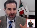 Lorenzo Córdova, presidente del Instituto Nacional Electoral (INE)
