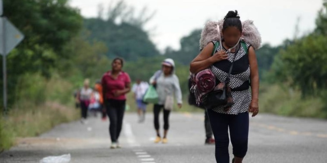 Mujeres migrantes en imagen de archivo.