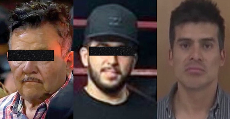 "Don Rodo", "El Guacho", y "El Chorro".