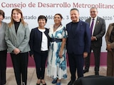 La Jefa de Gobierno de la Ciudad de México, Clara Brugada Molina, encabezó la sesión metropolitana celebrada en las instalaciones del AIFA.