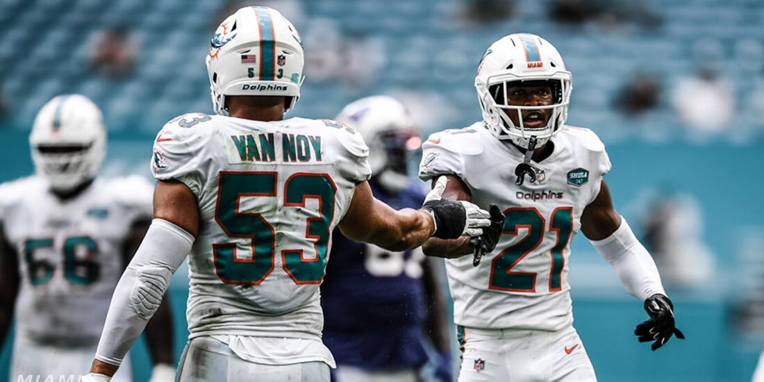 Jugadores de los Delfines de Miami