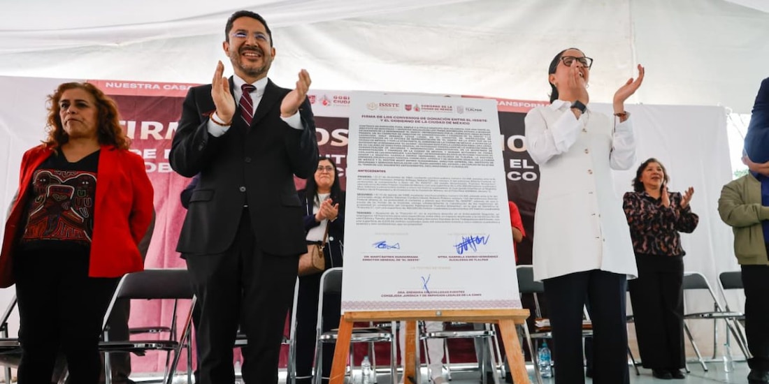 ISSSTE y CDMX regularizan predios en Tlalpan para 1,700 familias.