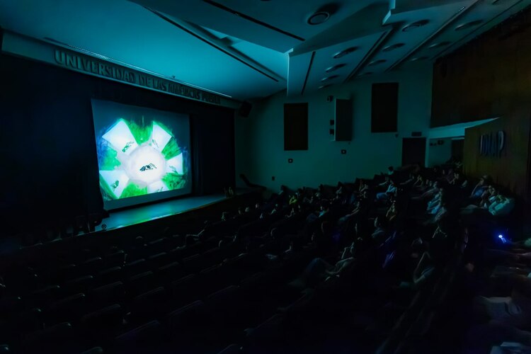 El Auditorio de la UDLAP fue el escenario del festival, donde se proyectaron los trabajos de jóvenes cineastas.