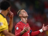 Cristiano Ronaldo se molestó con una reportero que le cuestionó su estado físico.