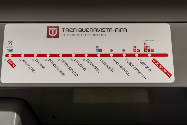 Las estaciones del Tren Buenavista - AIFA.