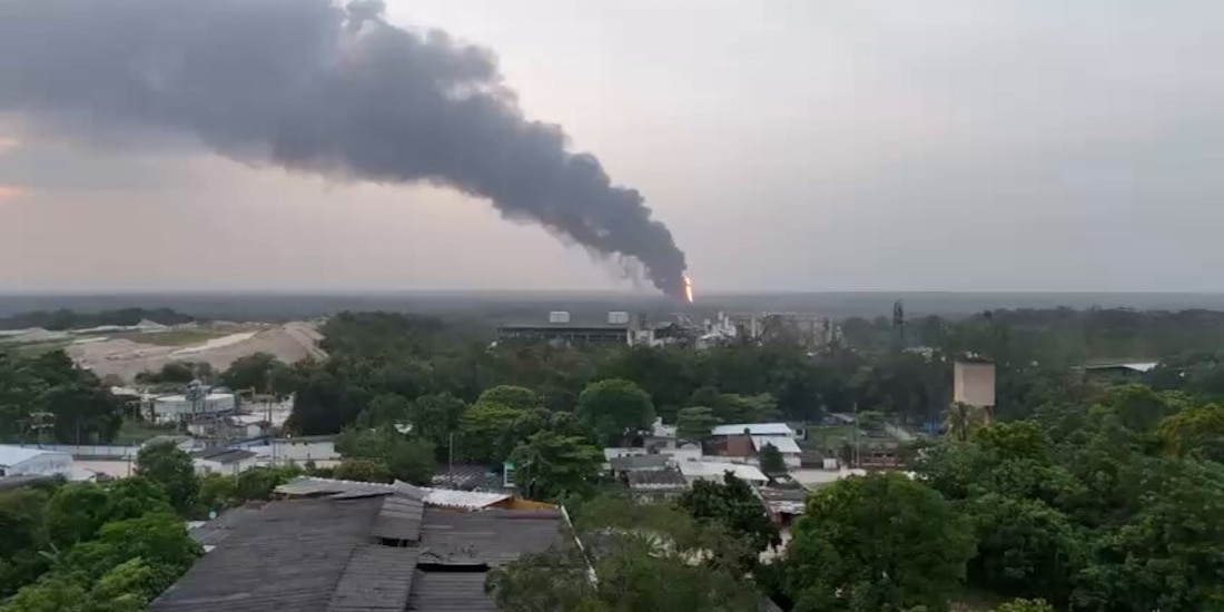 Explosión en planta de sal en Jáltipan de Morelos, Veracruz, el 14 de septiembre de 2026.