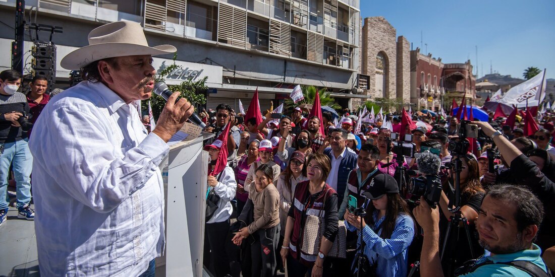 Armando Guadiana, precandidato de Morena a la gubernatura de Coahuila.
