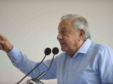 El presidente Andrés Manuel López Obrador en conferencia de prensa.