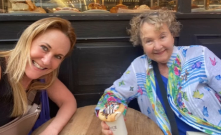 Tamara Trottner y su mamá