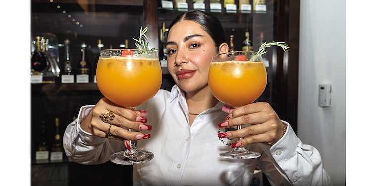 Asistentes disfrutaron de una Margarita Frozen de Mango, con Mezcal Mitre, la fruta protagonista, licor de naranja y limón.