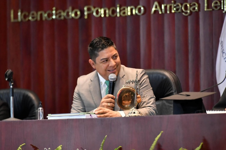 Ricardo Gallardo, gobernador de San Luis Potosí.