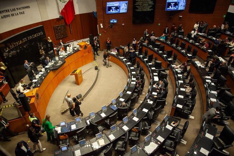 El Pleno del Senado de la República, en una fotografía ilustrativa.