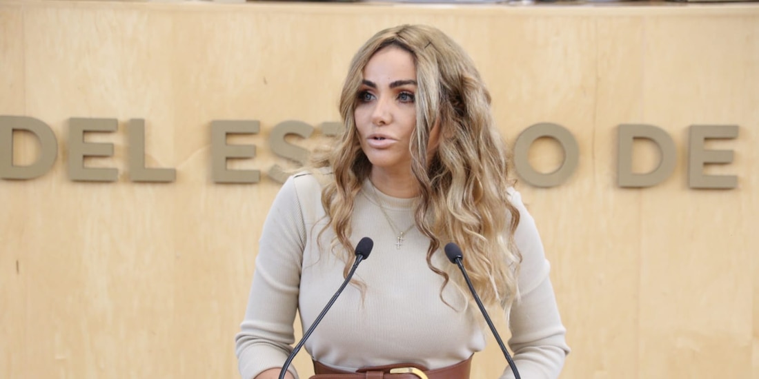La diputada de Morena Hades Berenice Aguilar.
