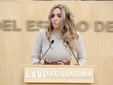 La diputada de Morena Hades Berenice Aguilar.
