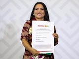 Beatriz Mojica formaliza registro en Morena y busca la Coordinación en Guerrero.