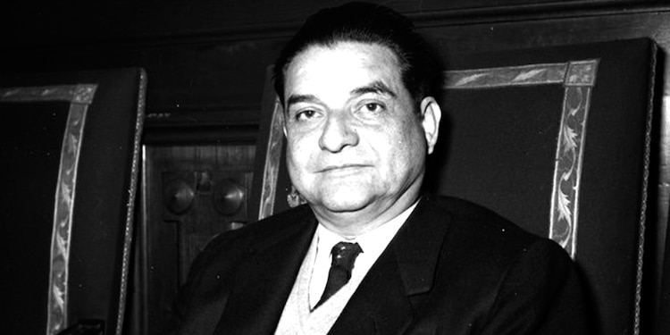 Retrato del político Ernesto P. Uruchurtu de 1948, en la Ciudad de México.