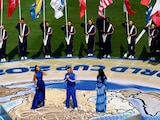 Así fue la participación de Robbie Williams y Laura Pausinni en la clausura del Mundial 2026