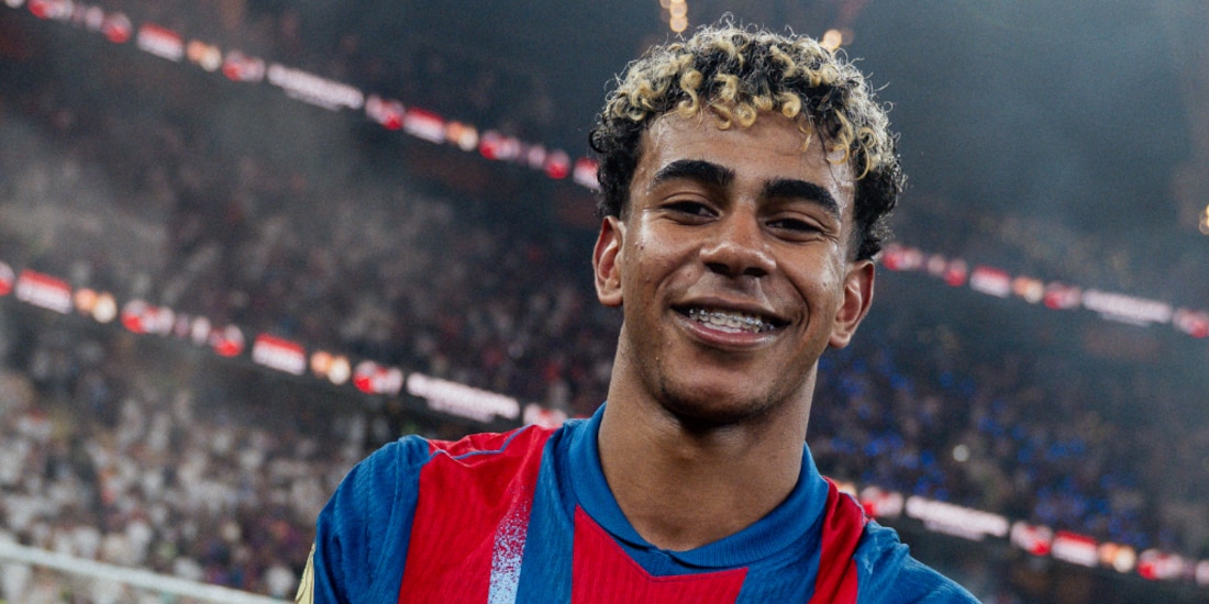 Lamine Yamal publicó un video celebrando la Supercopa de España.