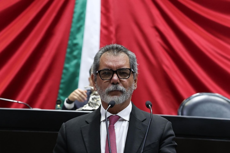 Edgar Amador Zamora, secretario de Hacienda y Crédito Público, compareció ante el pleno de la Cámara de Diputados.