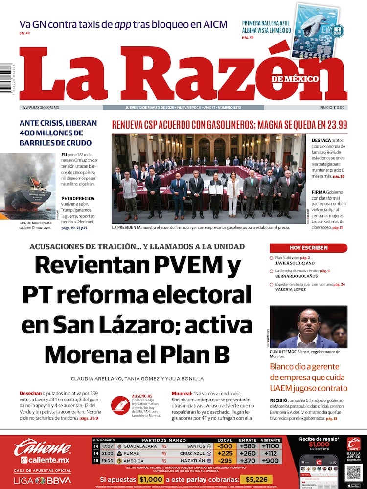 La Razón 12 Marzo 2026