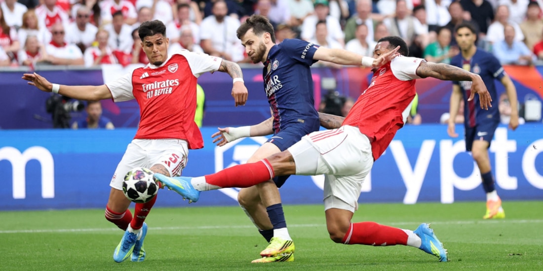 PSG y Arsenal definen al campeón de la Champions League.