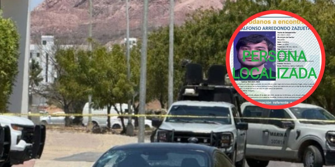 La Comisión Estatal de Búsqueda en Sinaloa confirmó que Erick Mijali y Alfonso Arredondo ya fueron localizados.