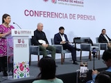 La Jefa de Gobierno, Clara Brugada Molina, en conferencia de prensa