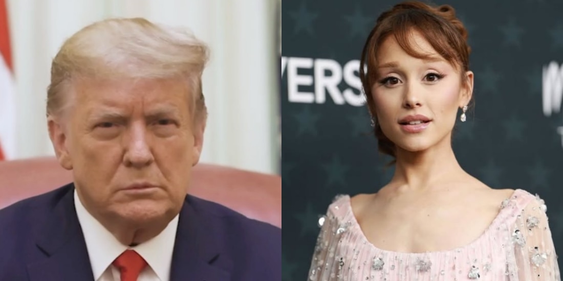Donald Trump y Ariana Grande