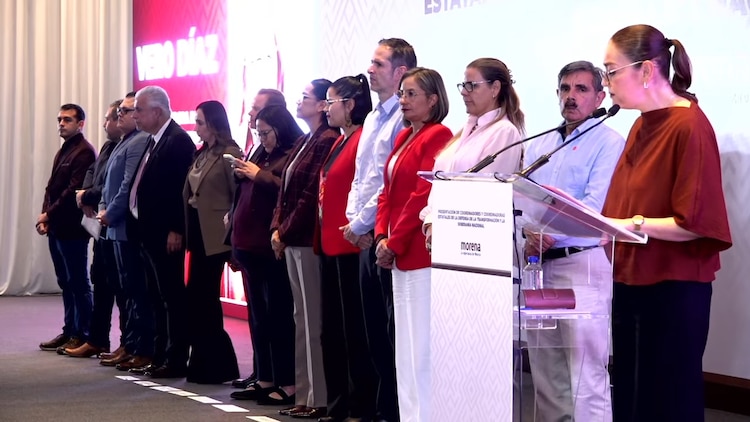 Verónica Díaz dio un discurso tras asumir la coordinación de la Defensa de la Transformación en Zacatecas.