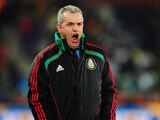 Javier Aguirre durante un partido de la Selección Mexicana en el Mundial de Sudáfrica 2010.