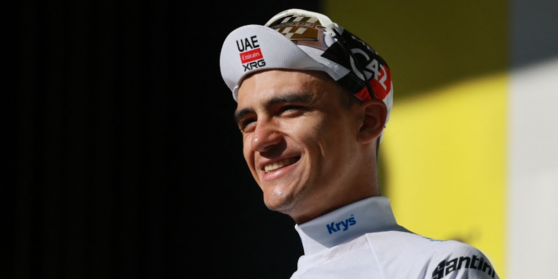 Isaac del Toro terminó en el tercer puesto del Tour de France.
