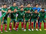 Futbolistas de la Selección Mexicana antes de uno de sus partidos en el Mundial de Qatar 2022.