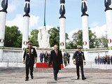 En el Altar a la Patria, el Presidente conmemora el 174 aniversario de la gesta heroica de los Niños Héroes de Chapultepec