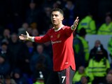 Cristiano Ronaldo durante el partido del Manchester United ente Everton en la Premier League.