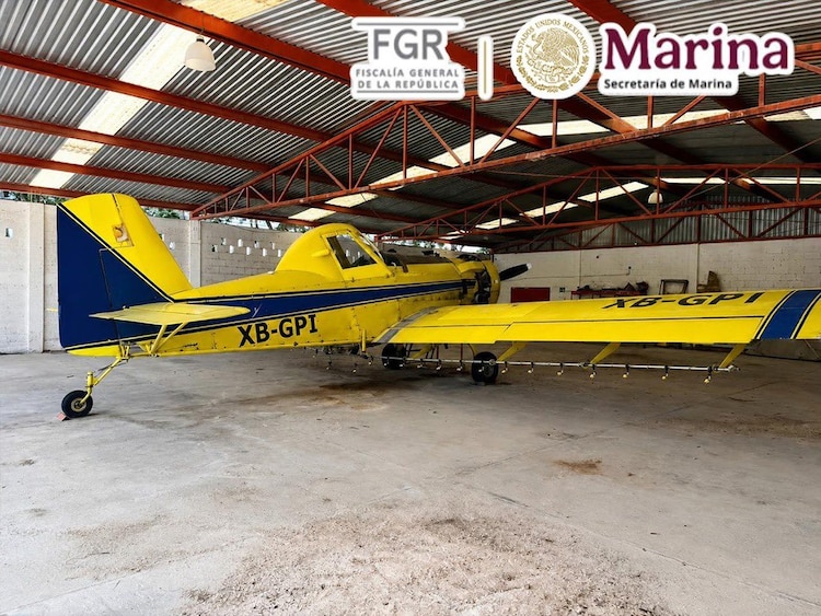 Dentro de lo asegurado se encuentra una avioneta.