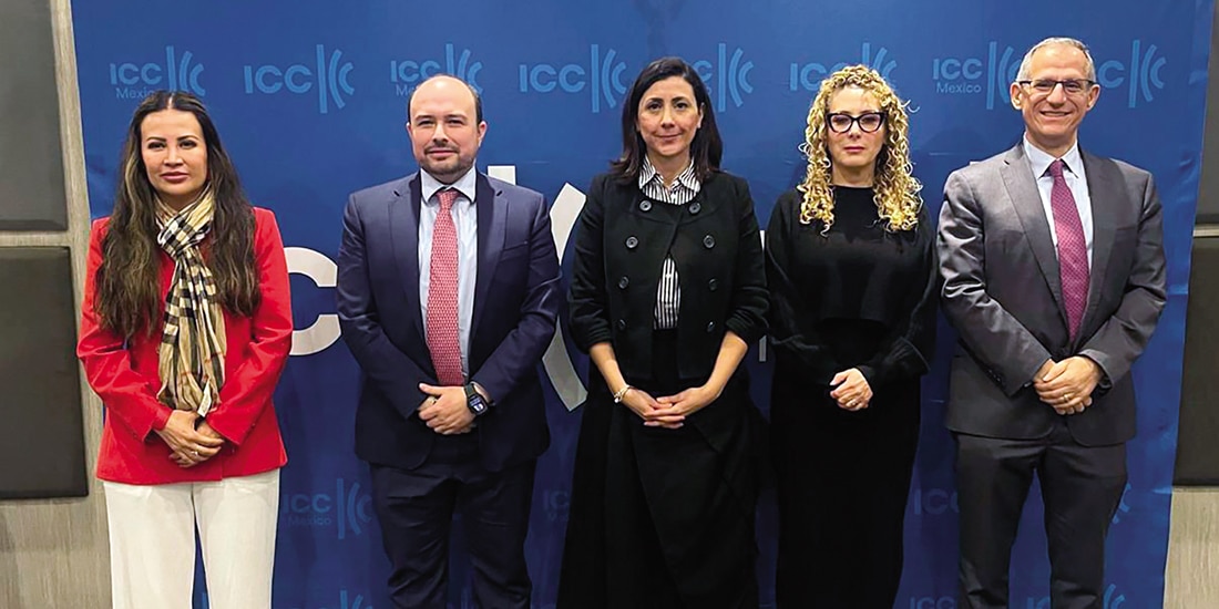 Vicepresidentes del ICC, ayer al término de su conferencia de prensa.