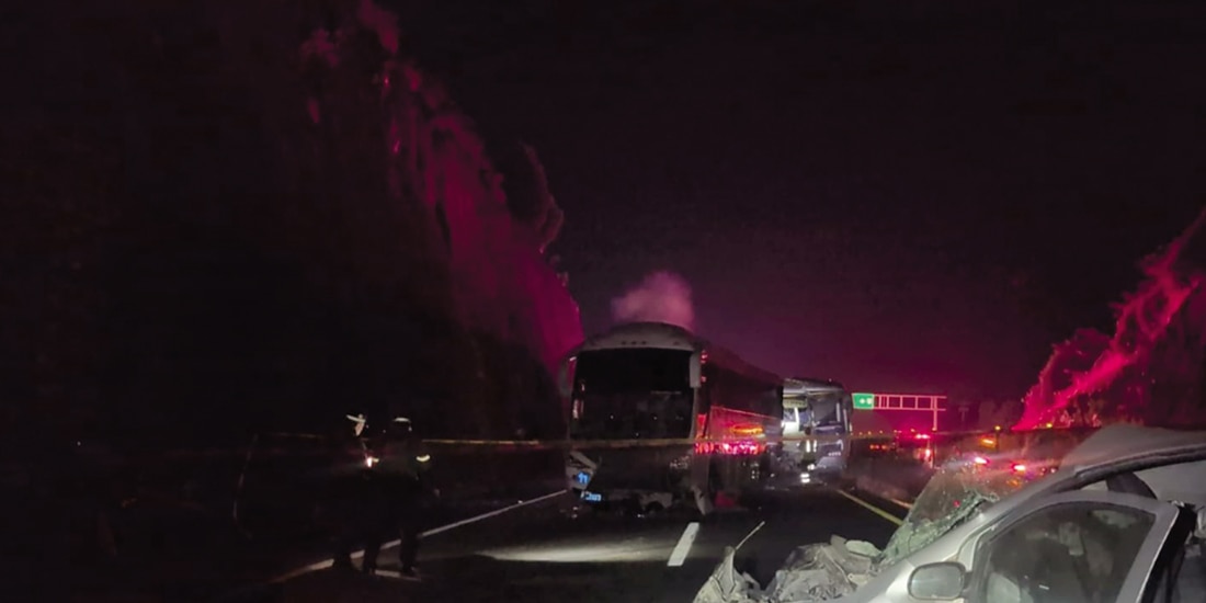EL ACCIDENTE en la vialidad que va de Tepic a Guadalajara fue de madrugada.