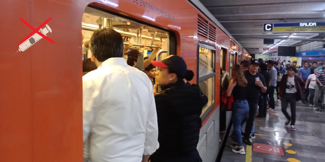 Crece la preocupación por agresiones con agujas en el Metro de la CDMX.