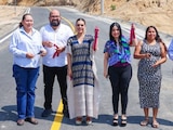 Evelyn Salgado inaugura la pavimentación de la segunda etapa del Camino Acapulco-El Veladero.