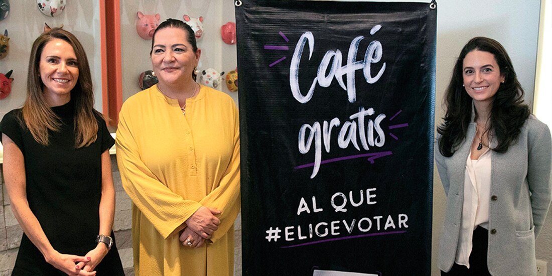 DE IZQU. A DER. Daniela Mijares, presidenta de la CANIRAC, Guadalupe Taddei Zavala y Alexandra Zapata Hojel, ayer.