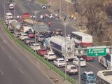 Cierran la autopista México-Pachuca