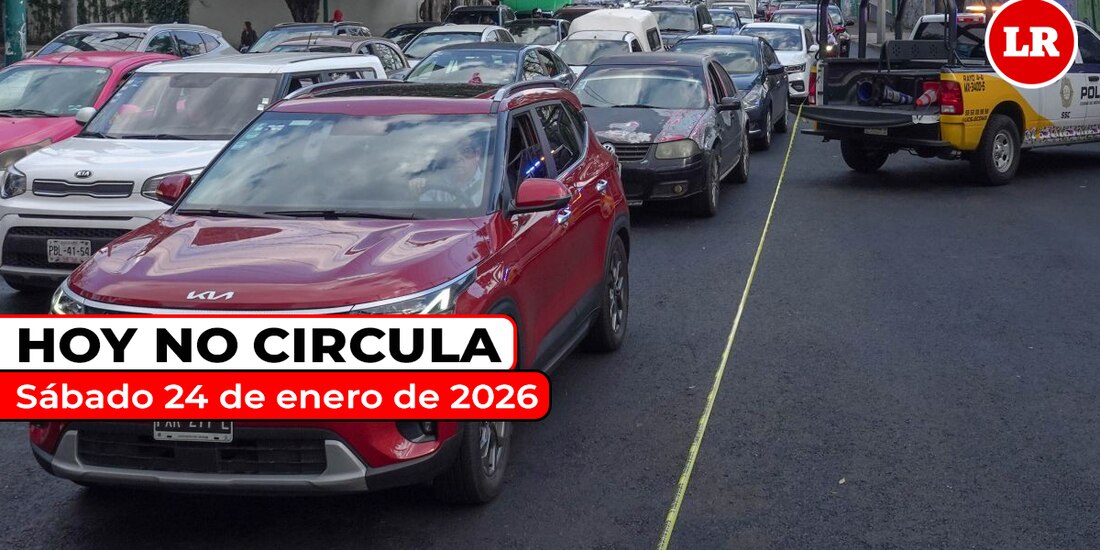 Este cuarto sábado de enero aplica el Hoy No Circula en la Zona Metropolitana del Valle de México.