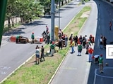 Bloquean Periférico Sur en Tlalpan
