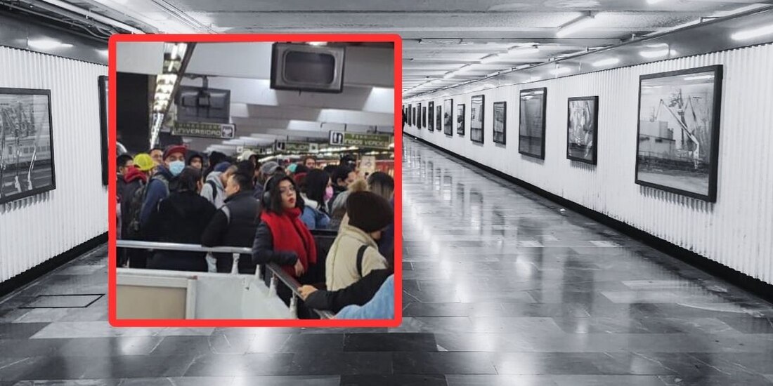 Reportan retrasos en la Línea 7 del Metro CDMX.